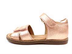 Bisgaard sandal Alexa rose gold med velcro